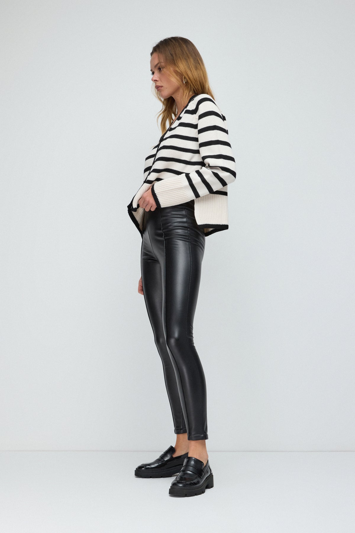 Kunstlederhose