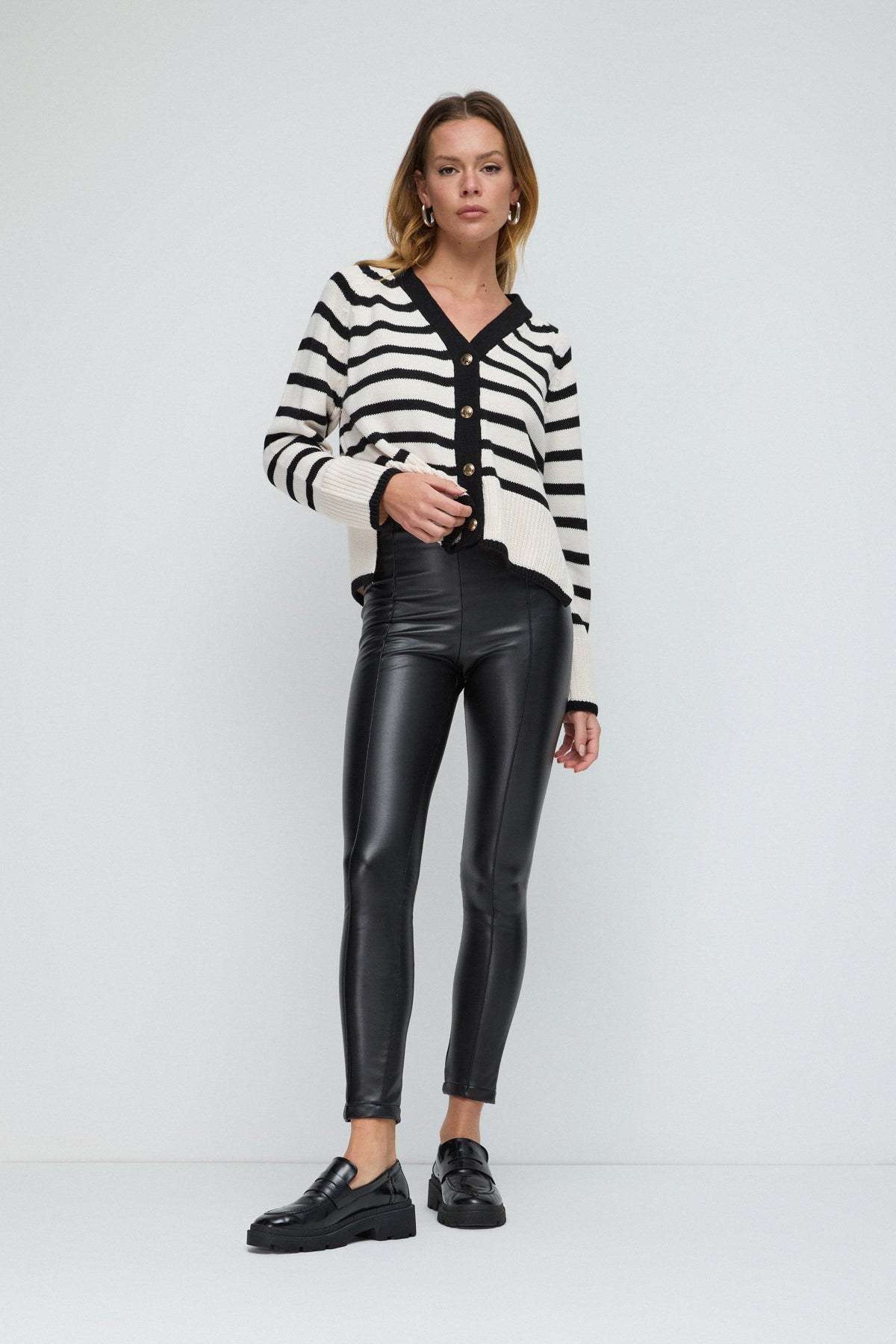 Kunstlederhose