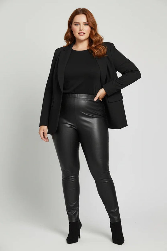 Leggings aus Kunstleder