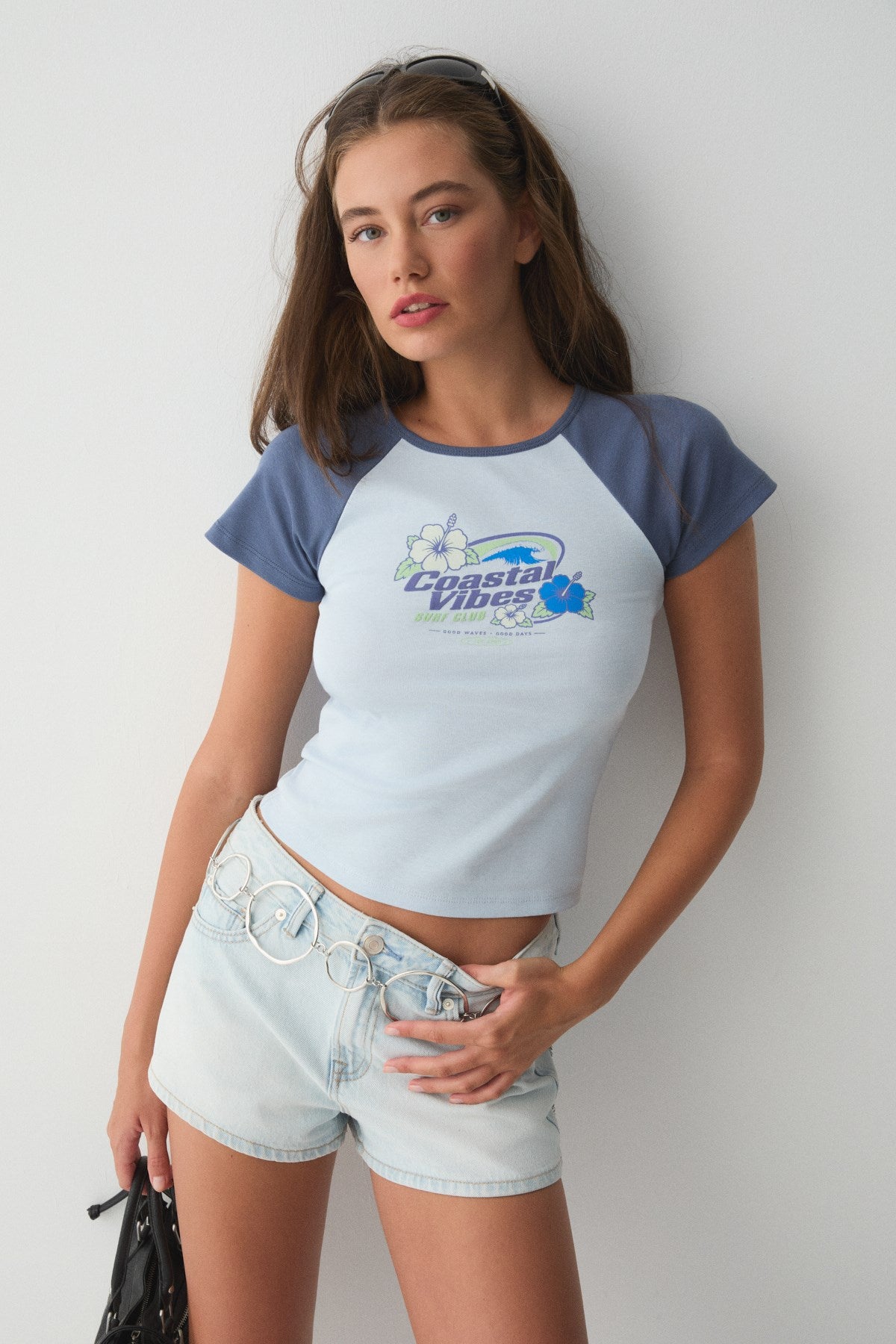 SURFER Colour-Block Print-Shirt
