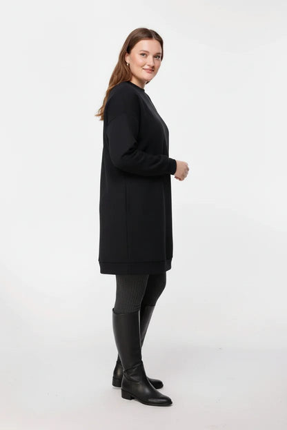 Langärmeliges Sweatshirtkleid