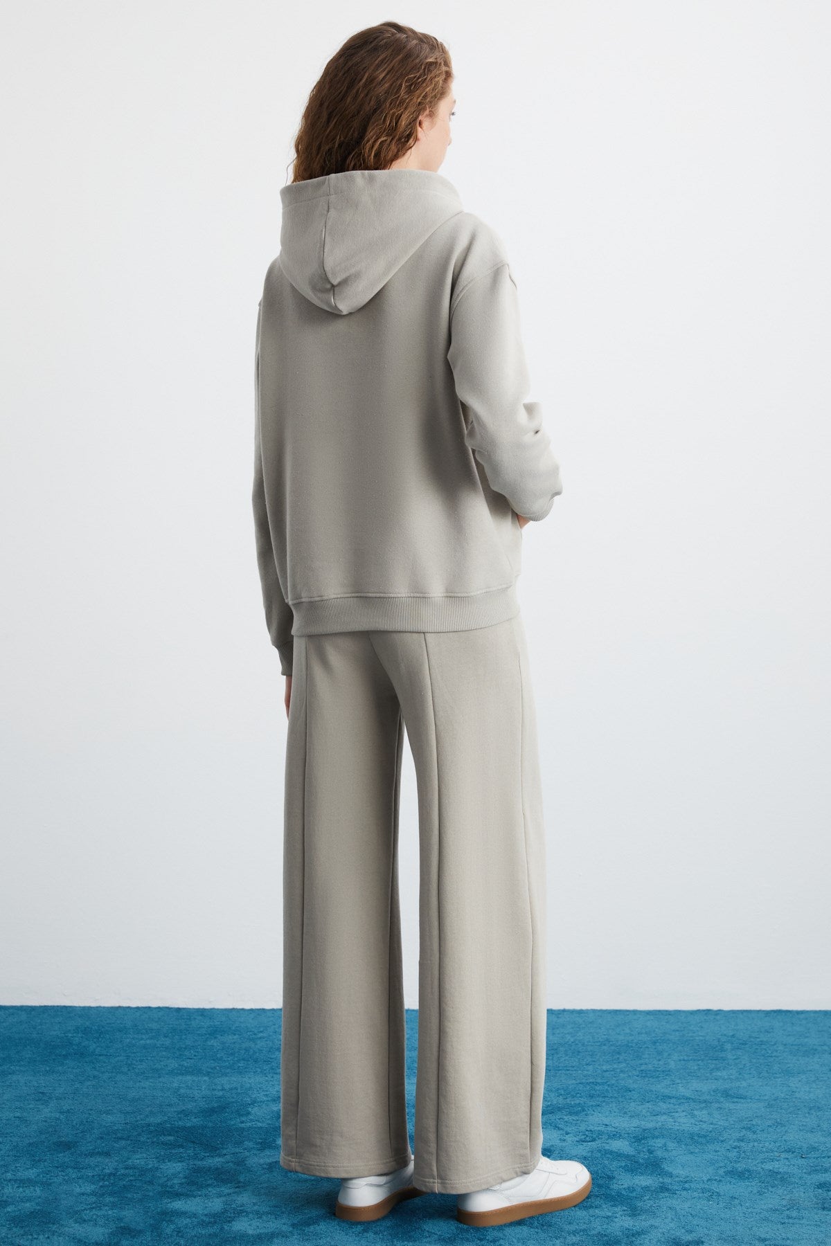 ETHIQUET TAINA Damen Hoodie, Bio-Baumwolle Beige