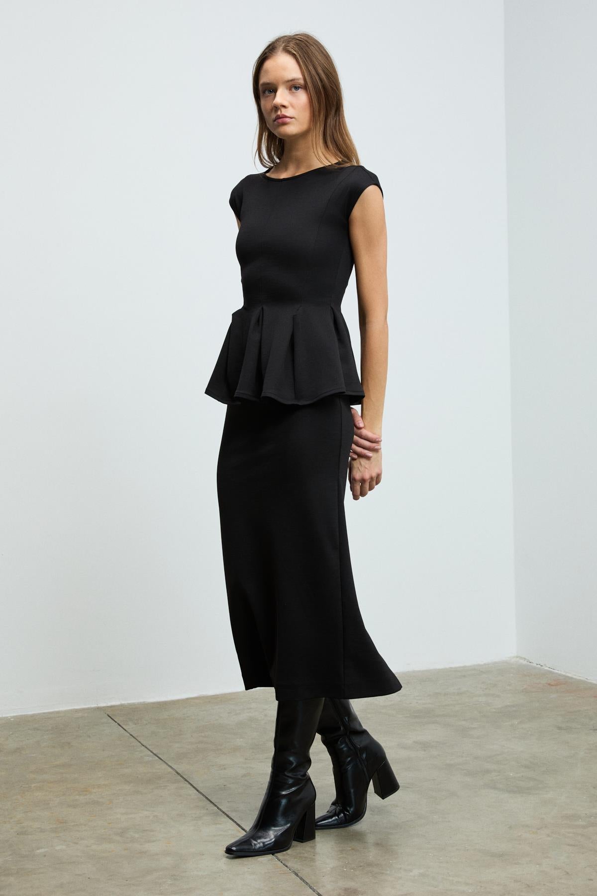 TALINDRA Damen Midi Bleistiftrock