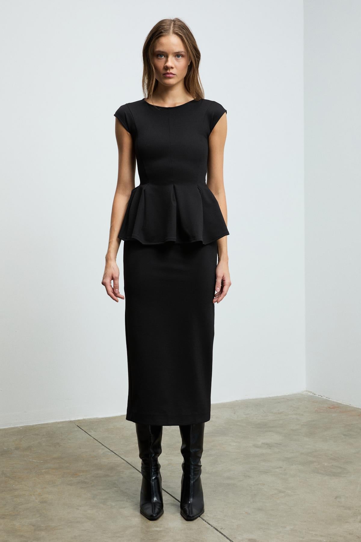 TALINDRA Damen Midi Bleistiftrock