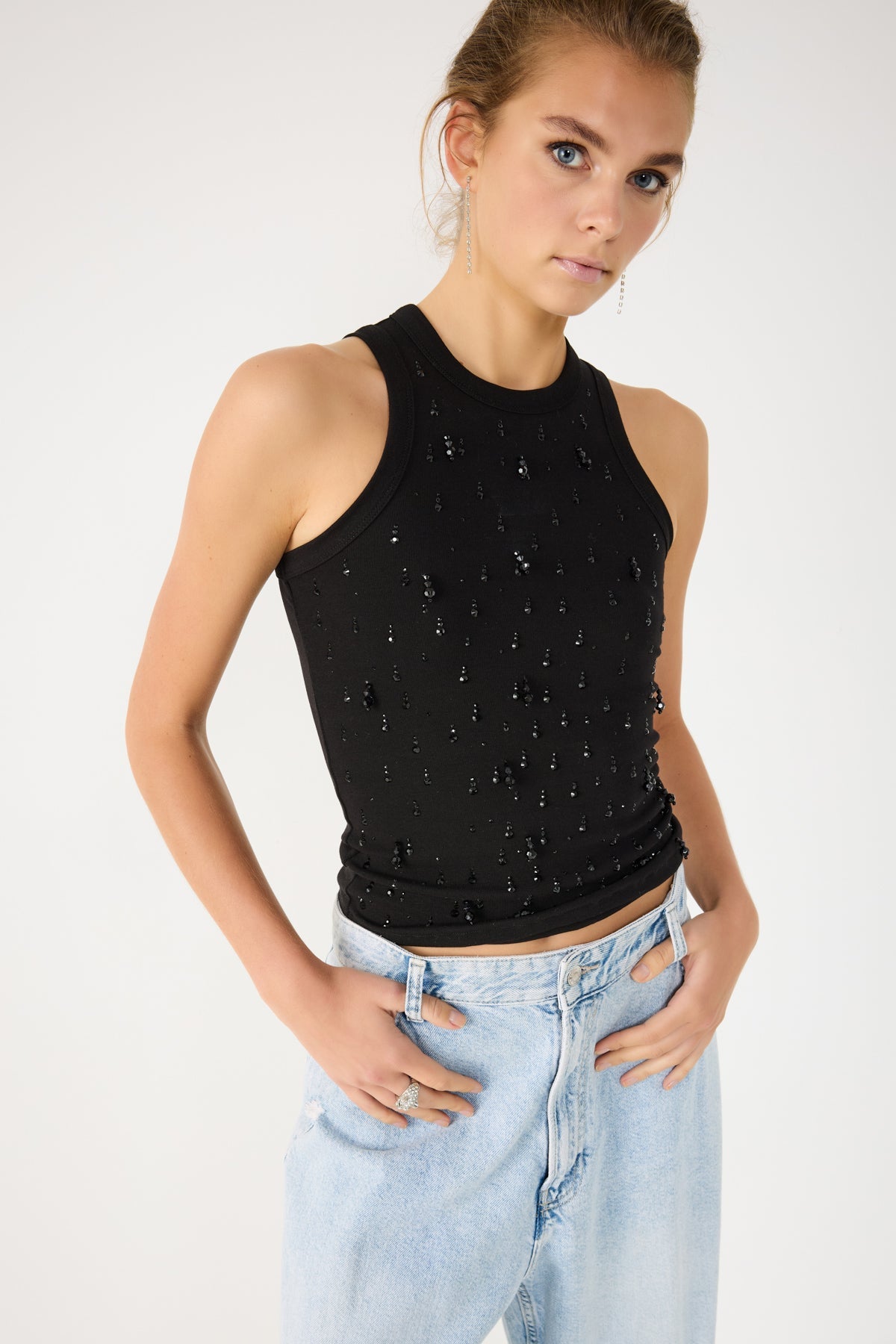 Geripptes Tanktop