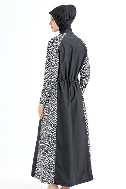 Vollständige Abdeckung Modest Badeanzug Set