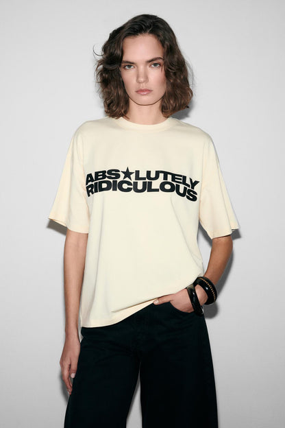 TAMBEZA Damen Baumwoll-Shirt Print