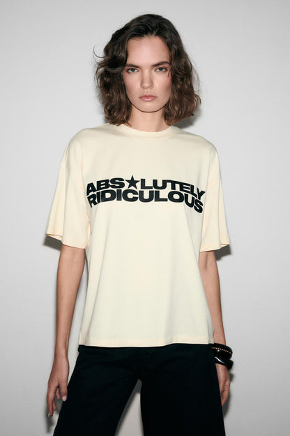 TAMBEZA Damen Baumwoll-Shirt Print