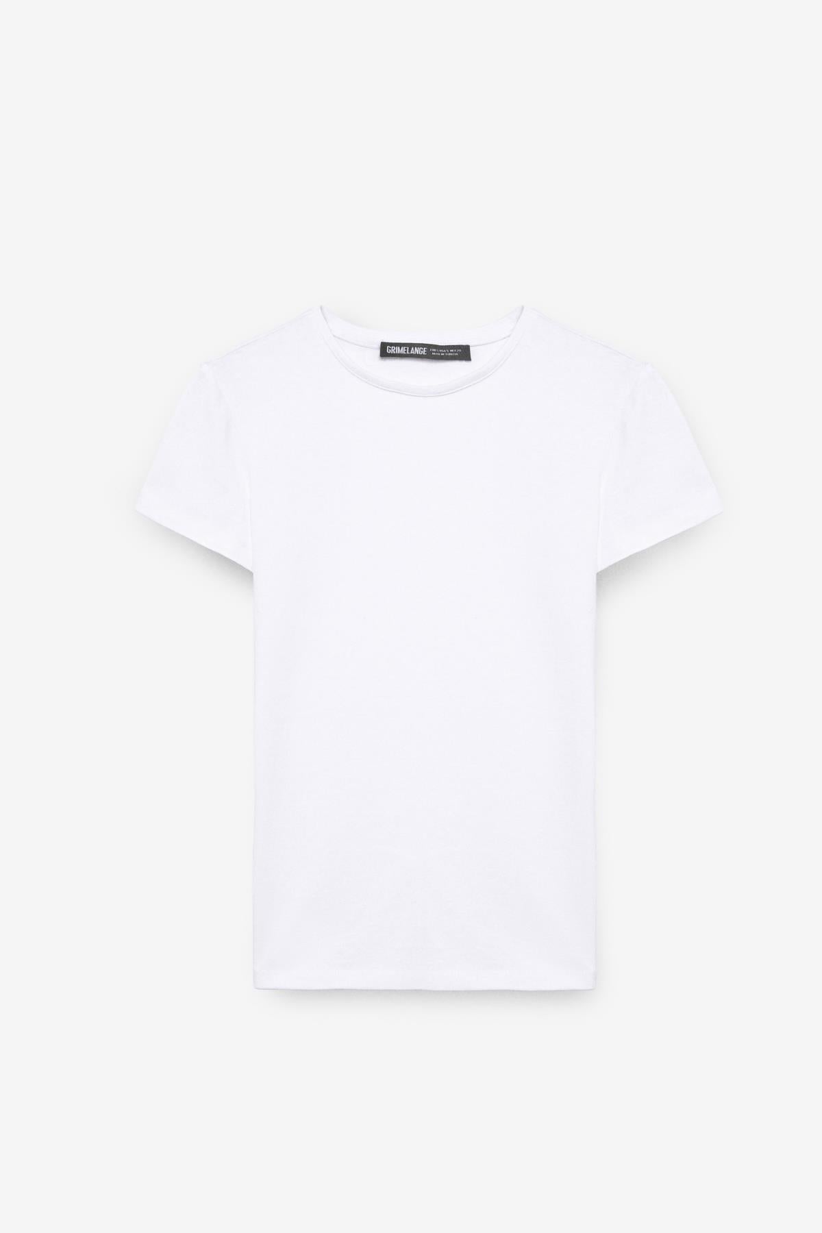 ETHIQUET TARELIA Damen Slim-Fit-T-Shirt Weiß