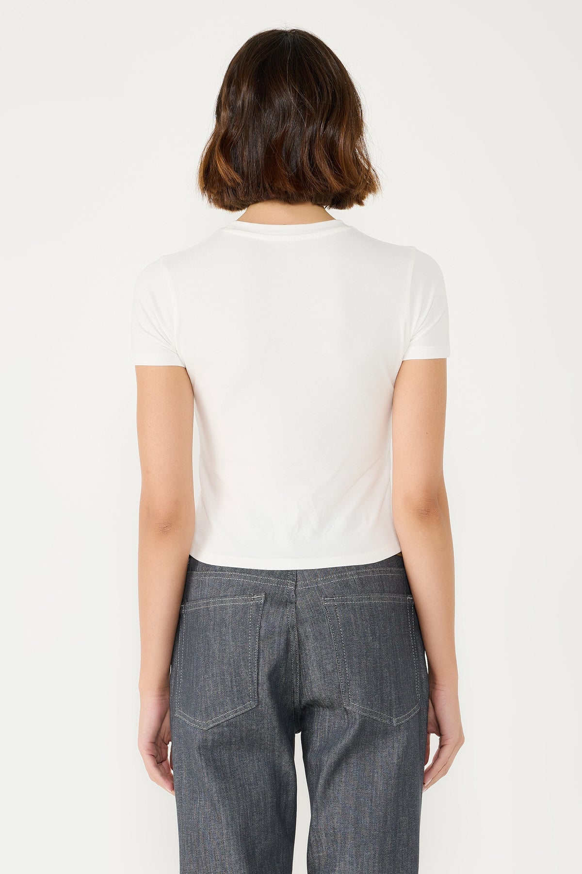 Strass-Crop-T-Shirt
