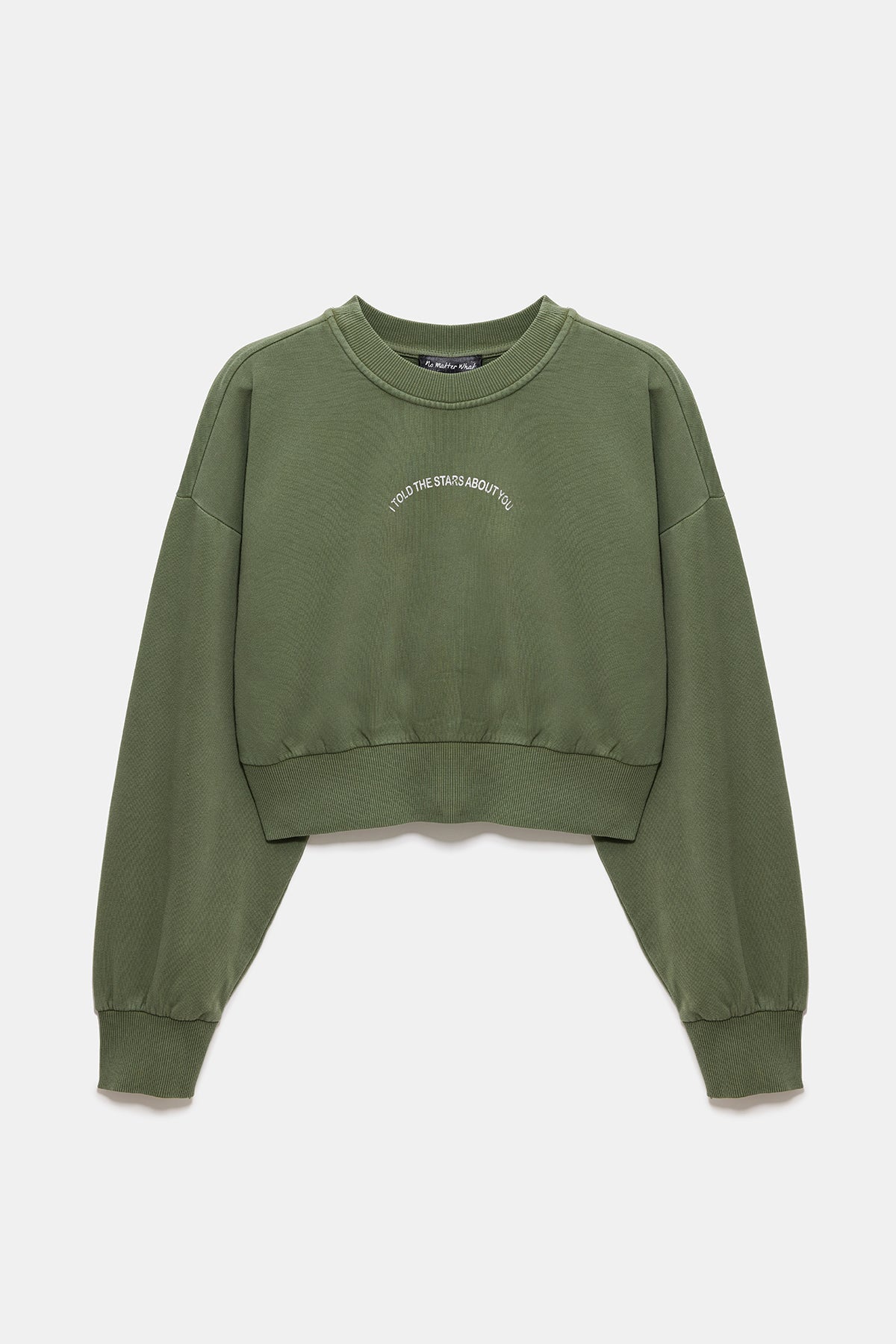Sweatshirt mit Steinverzierungen