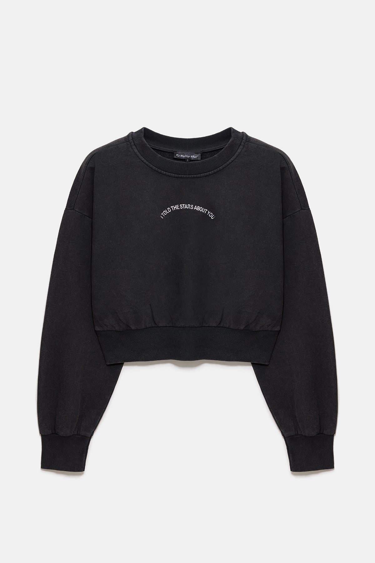 Sweatshirt mit Steinverzierungen
