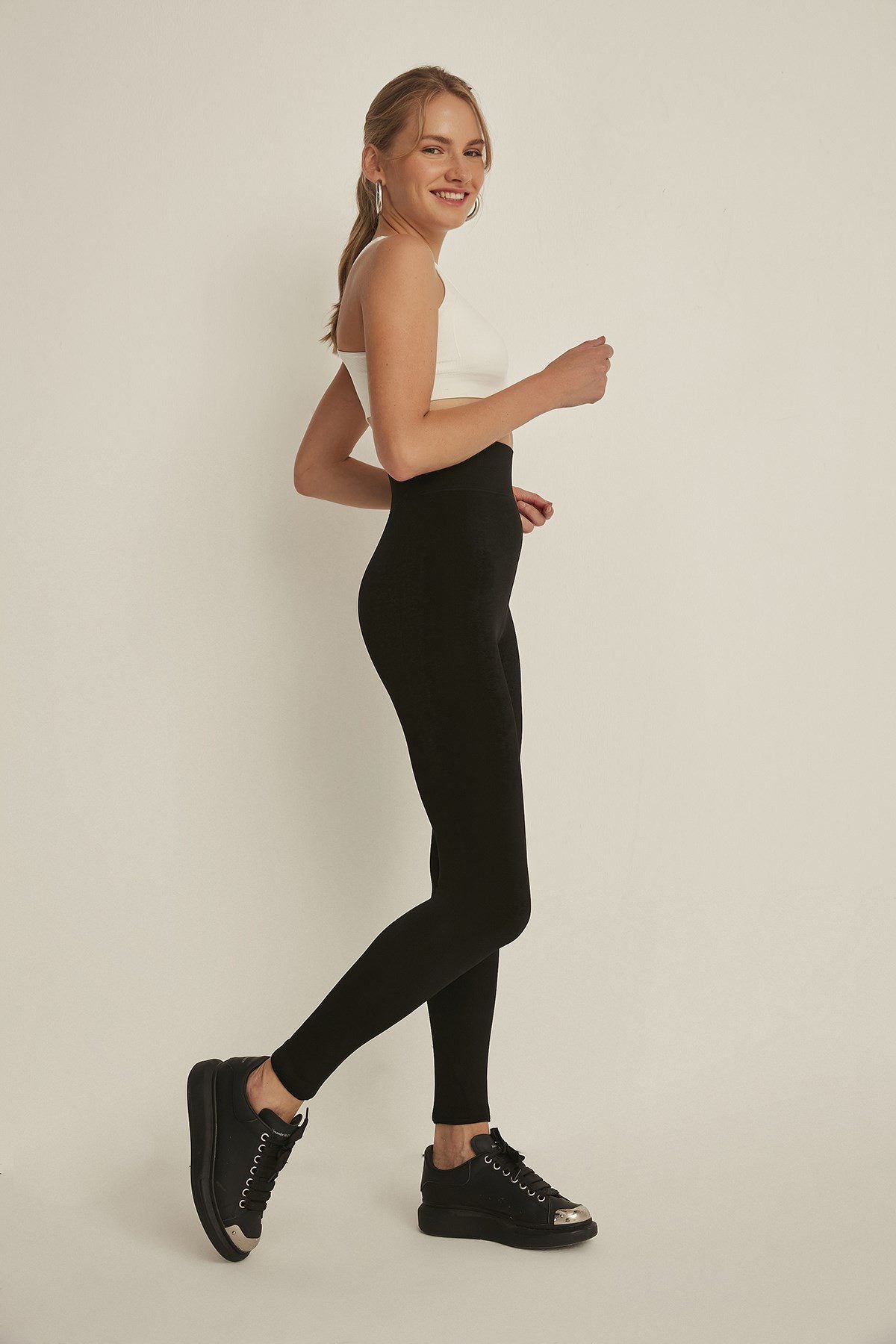 Damen Thermo Plüsch Leggings