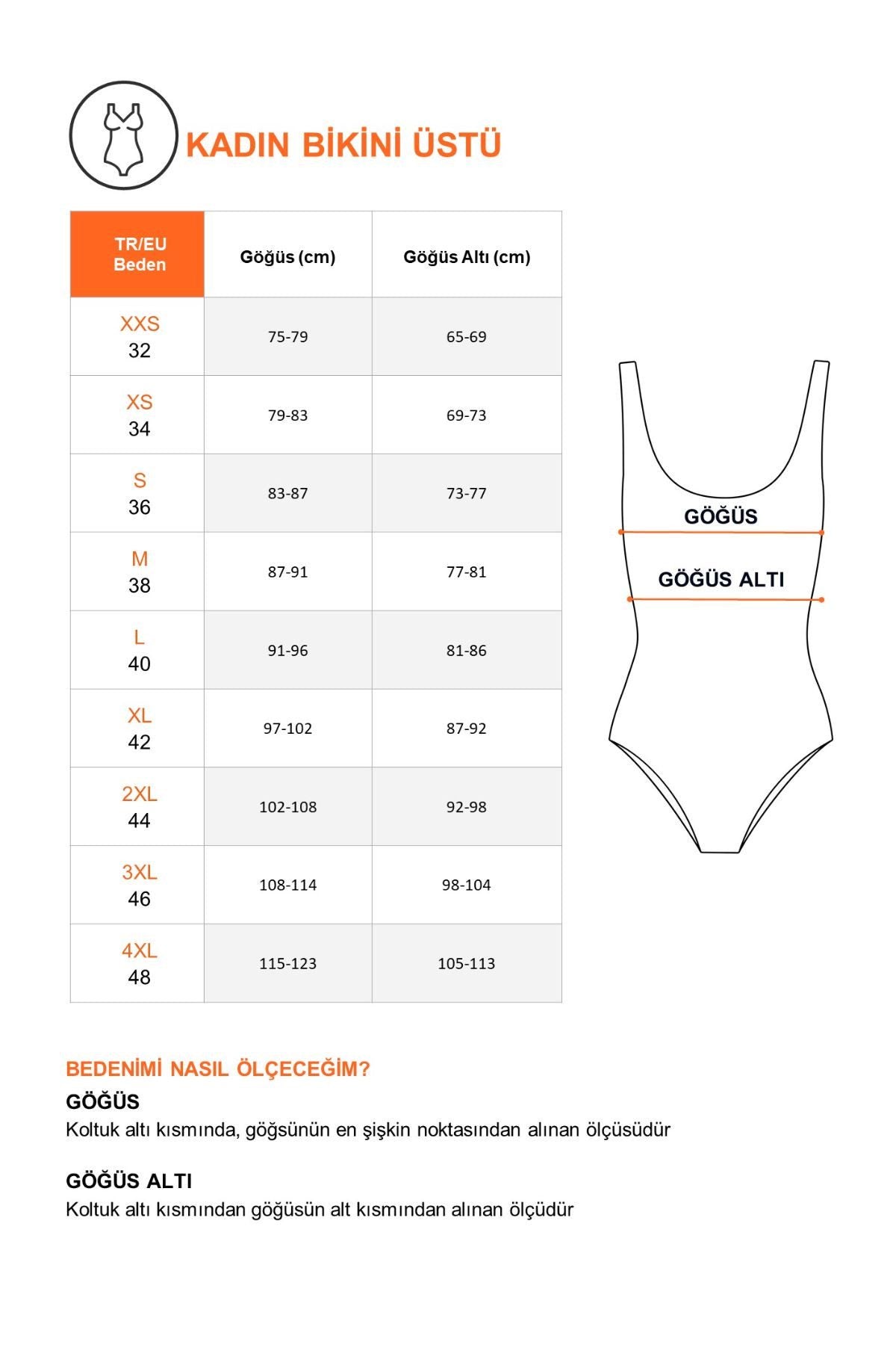 Damen Bandeau-Bikini-Top