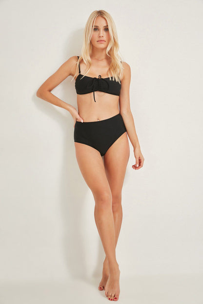 Hohe Taille Damen Bikinihose