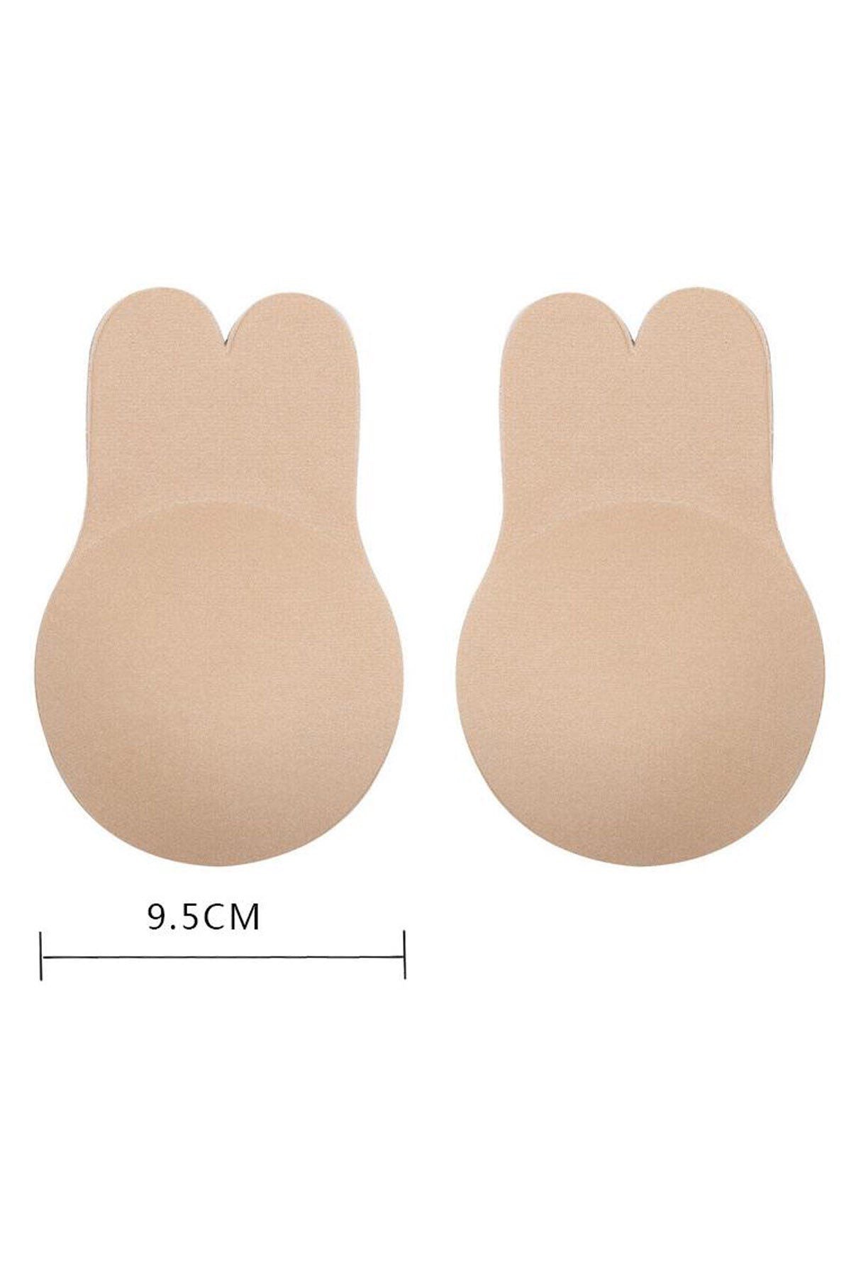 Silikon Push-Up BH mit Brustabdeckungen