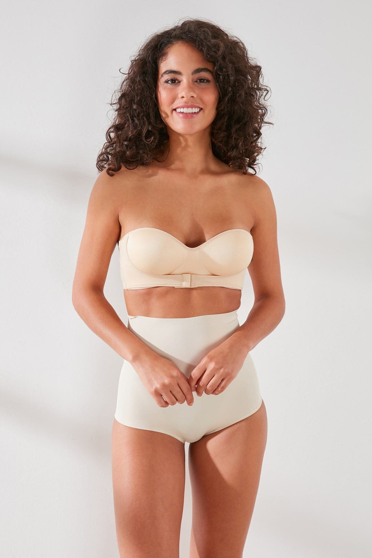 Damen High-Waisted Laser Cut Shapewear Slip