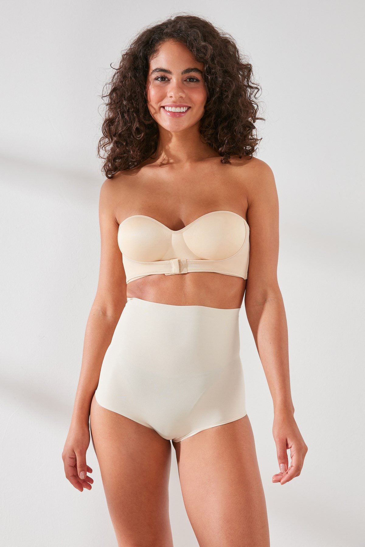 Damen High-Waisted Laser Cut Shapewear Slip