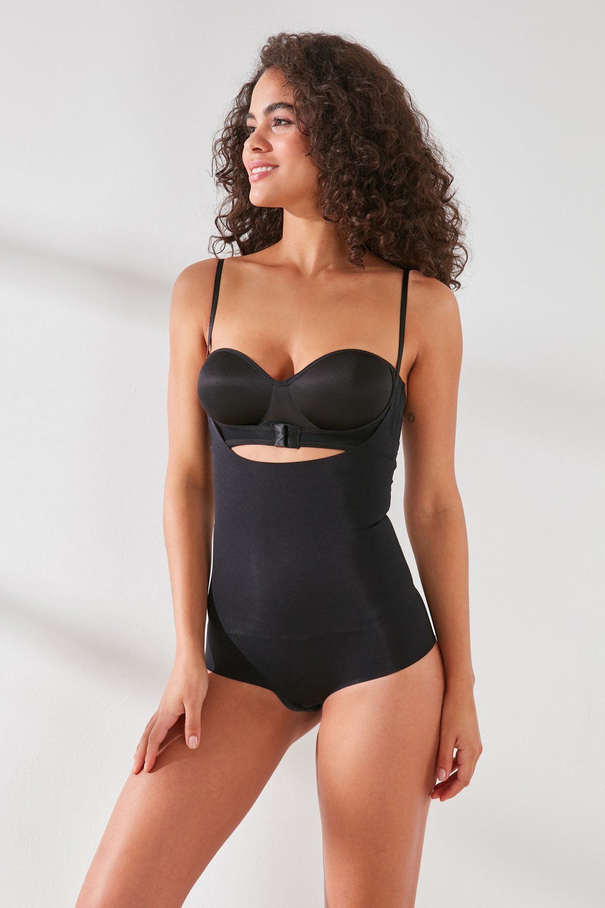 Damen Laser Cut Bustier Bodyformer