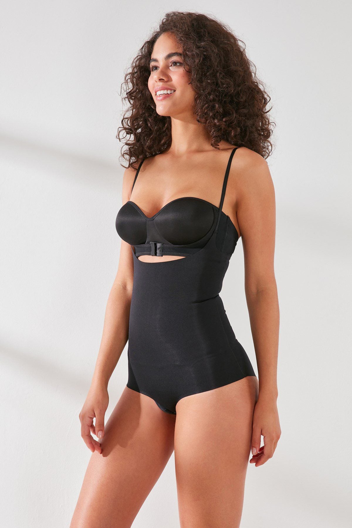 Damen Laser Cut Bustier Bodyformer