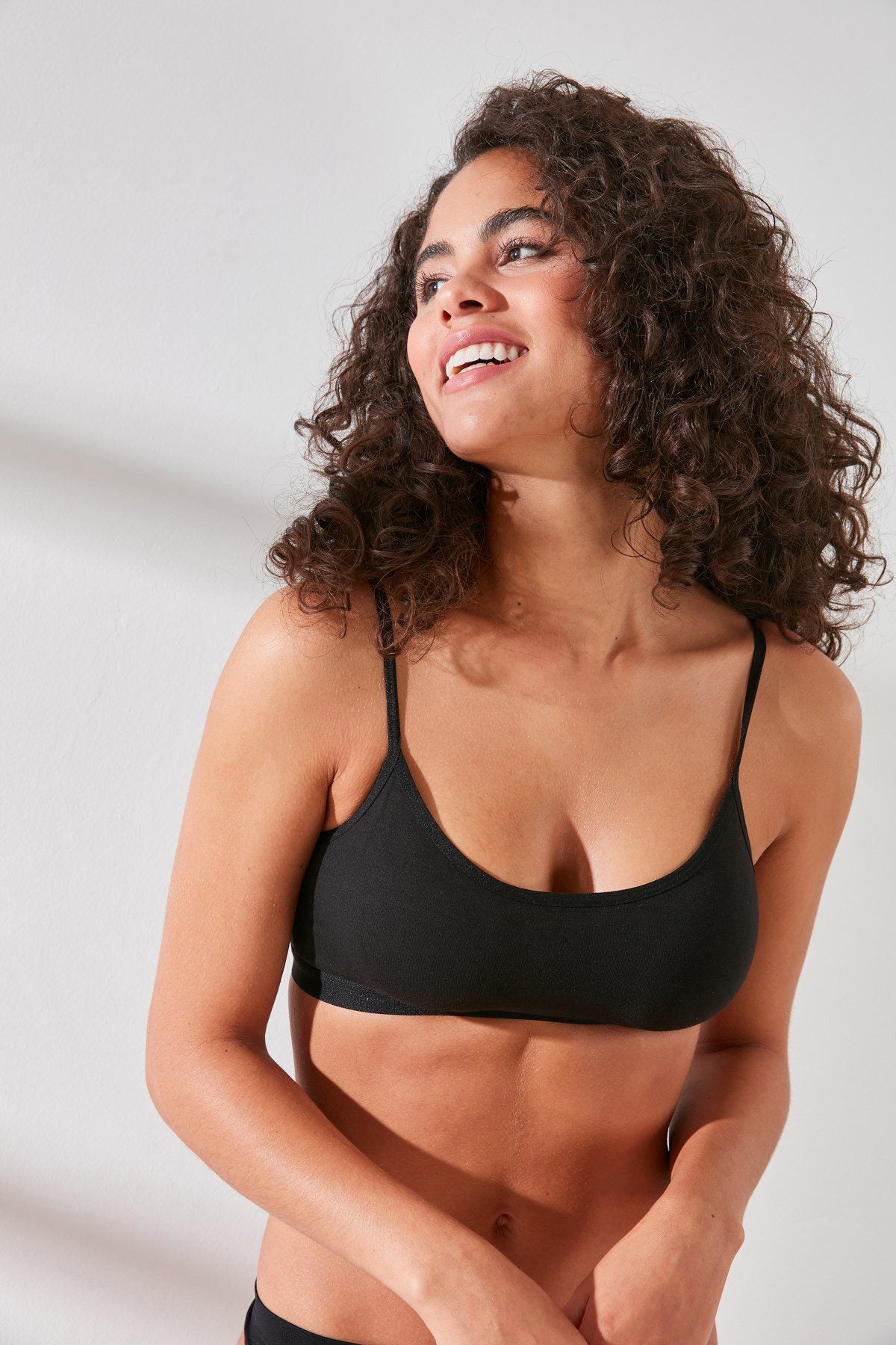 Damen Modal Baumwoll Gepolstertes Bustier
