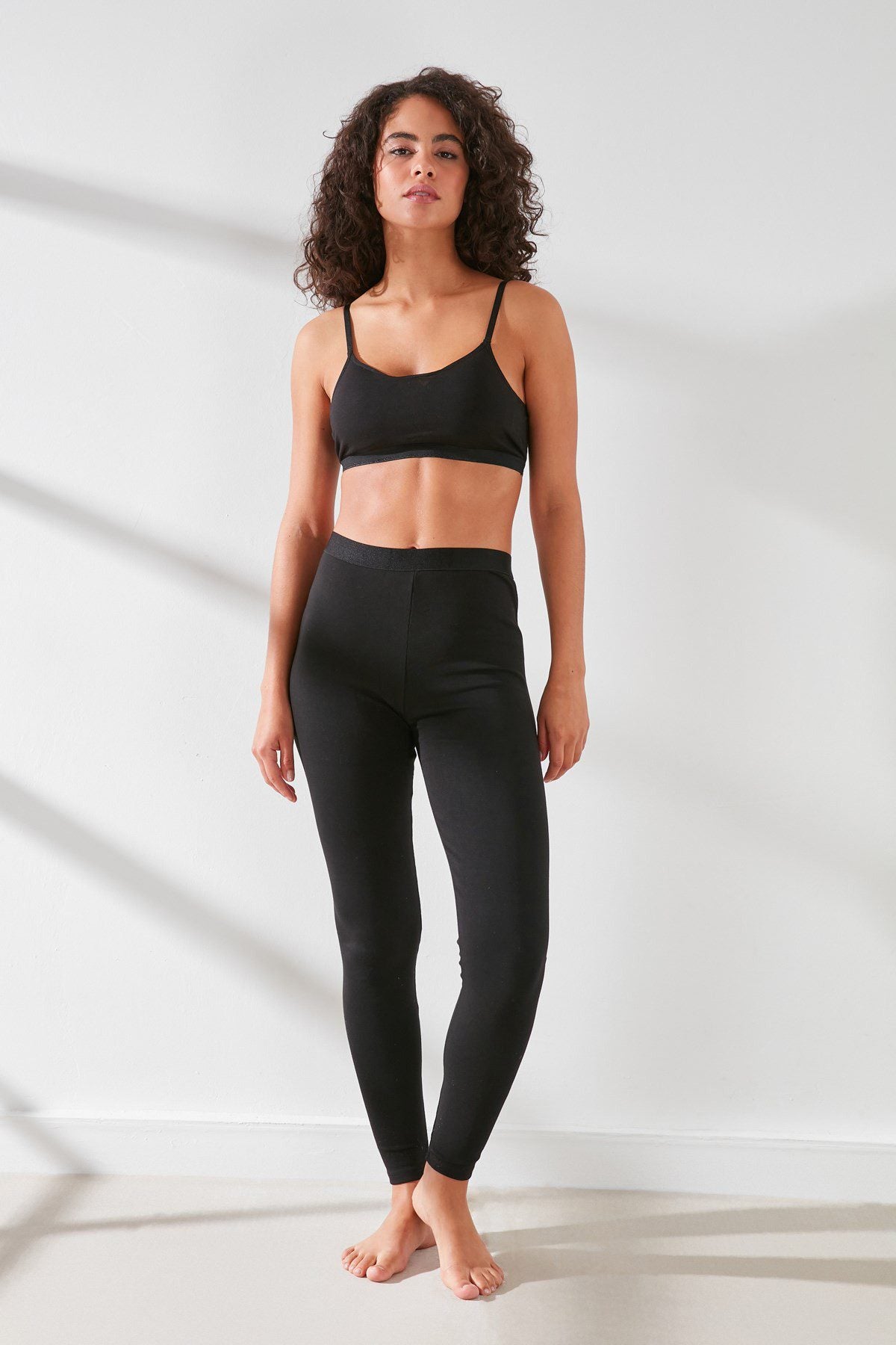 Damen Modal Thermo Leggings