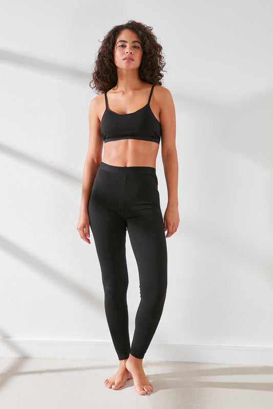 Damen Modal Thermo Leggings