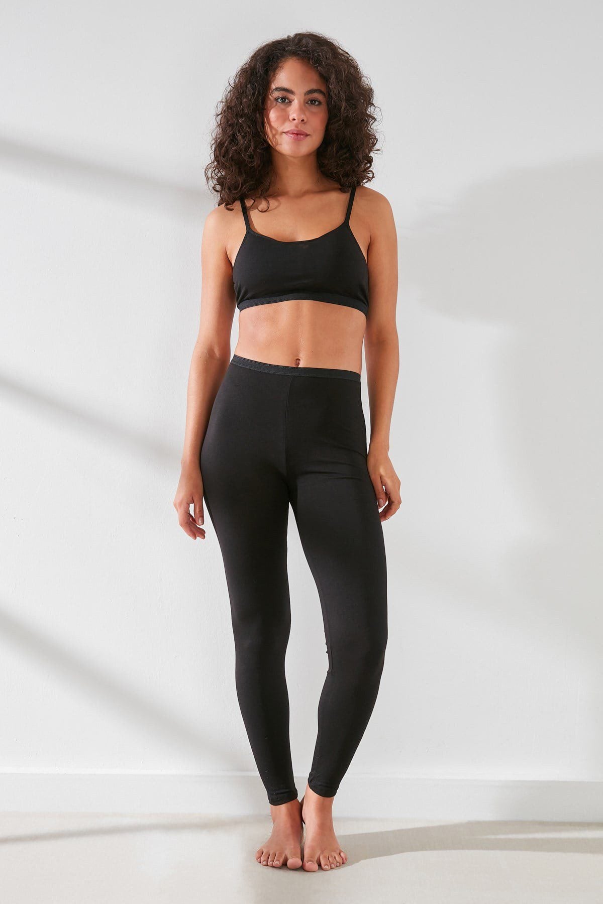 Damen Modal Baumwoll-Leggings