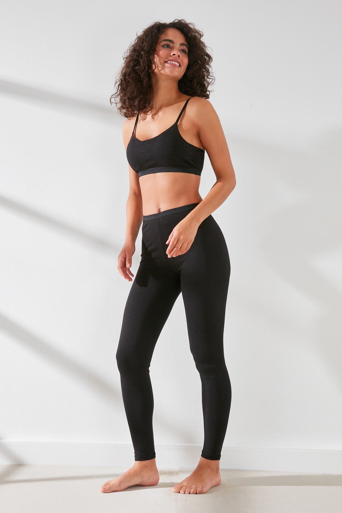 Damen Modal Baumwoll-Leggings