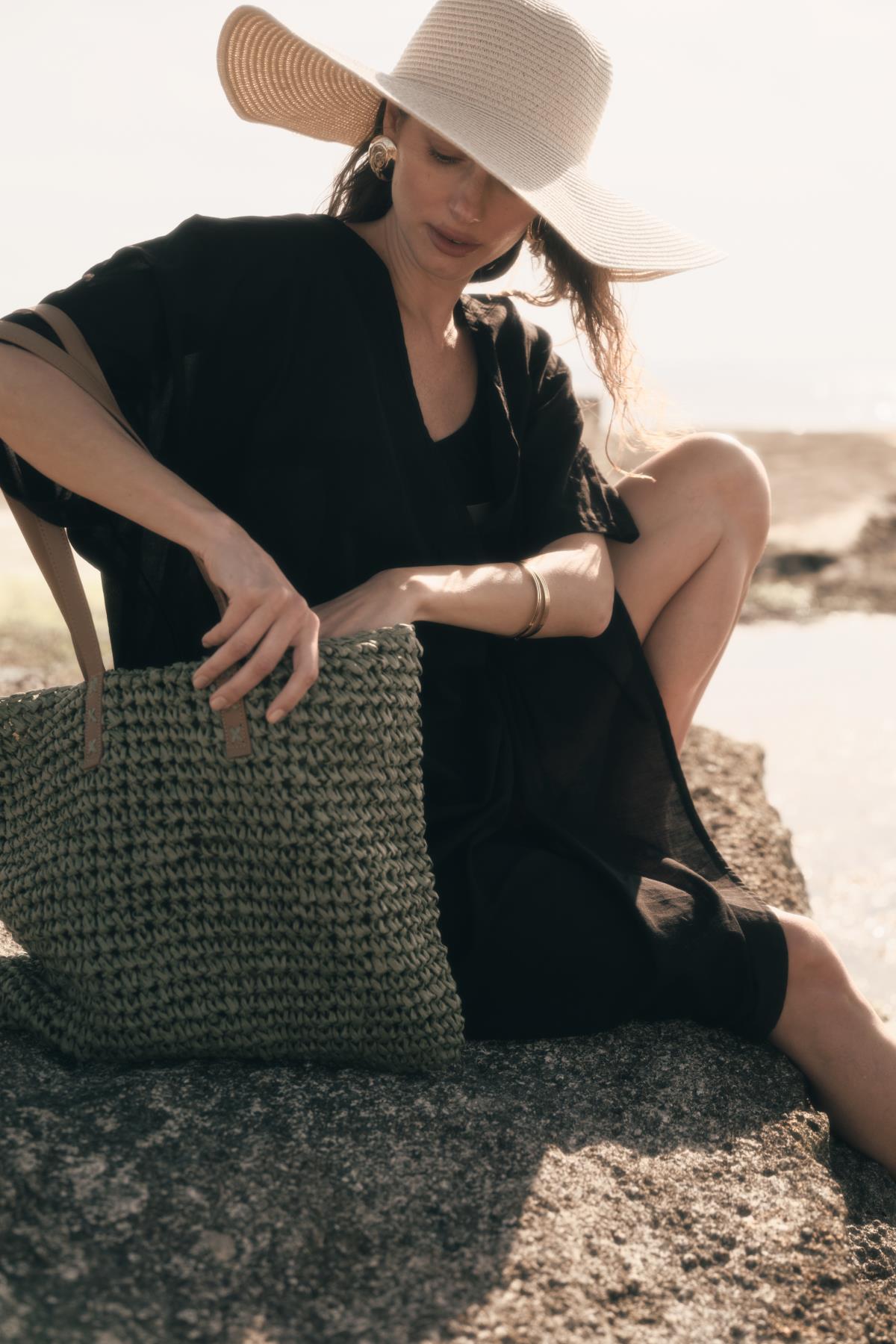 Damen Stroh Strandhut