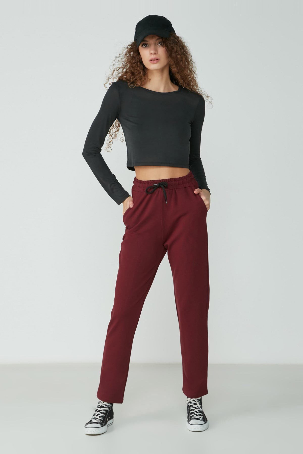 Flache Saum Jogginghose