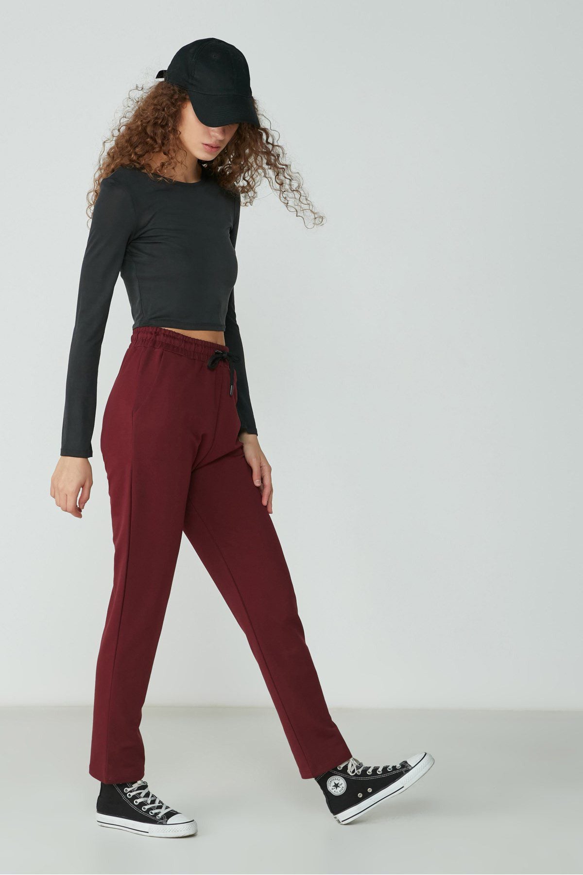 Flache Saum Jogginghose