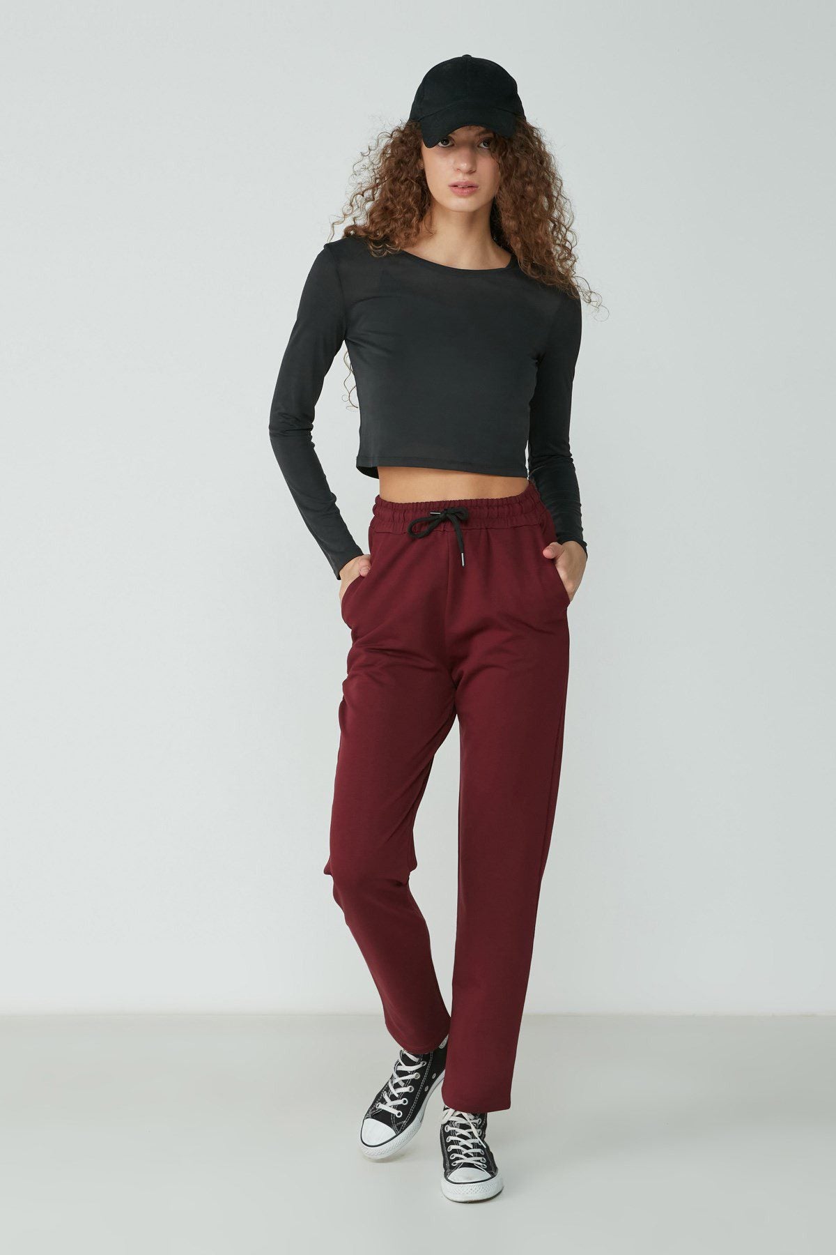 Flache Saum Jogginghose