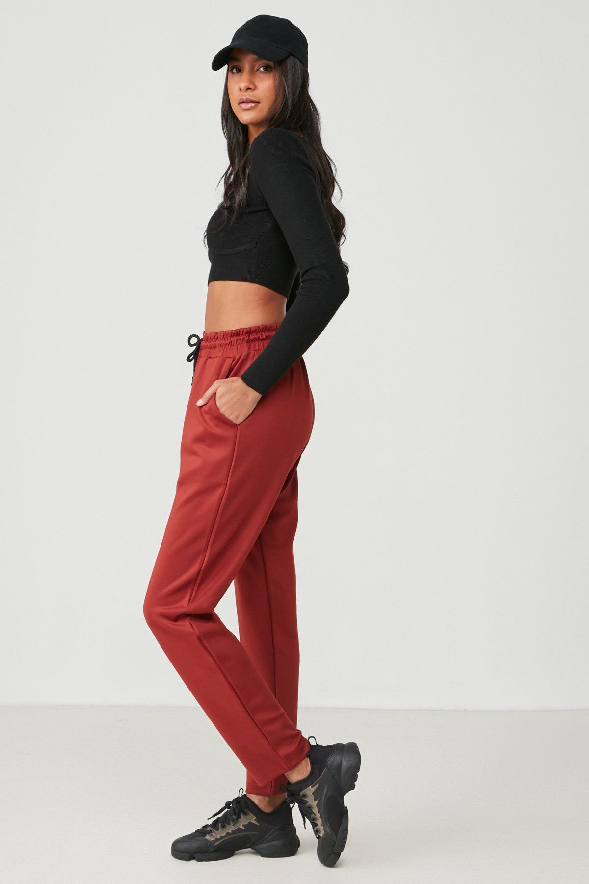 Flache Saum Jogginghose