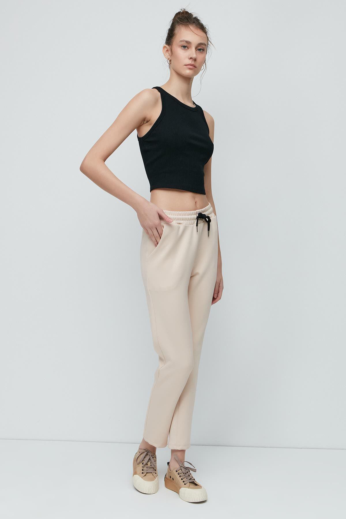 Flache Saum Jogginghose