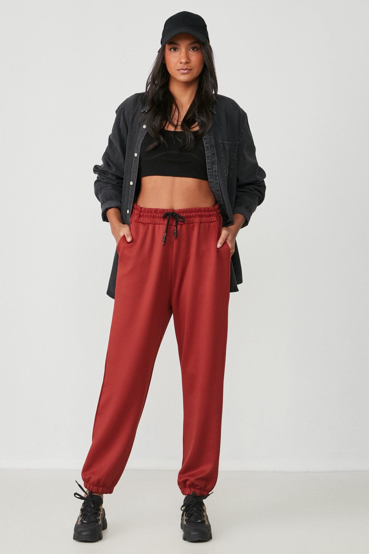 Dehnbare Sport Jogginghose