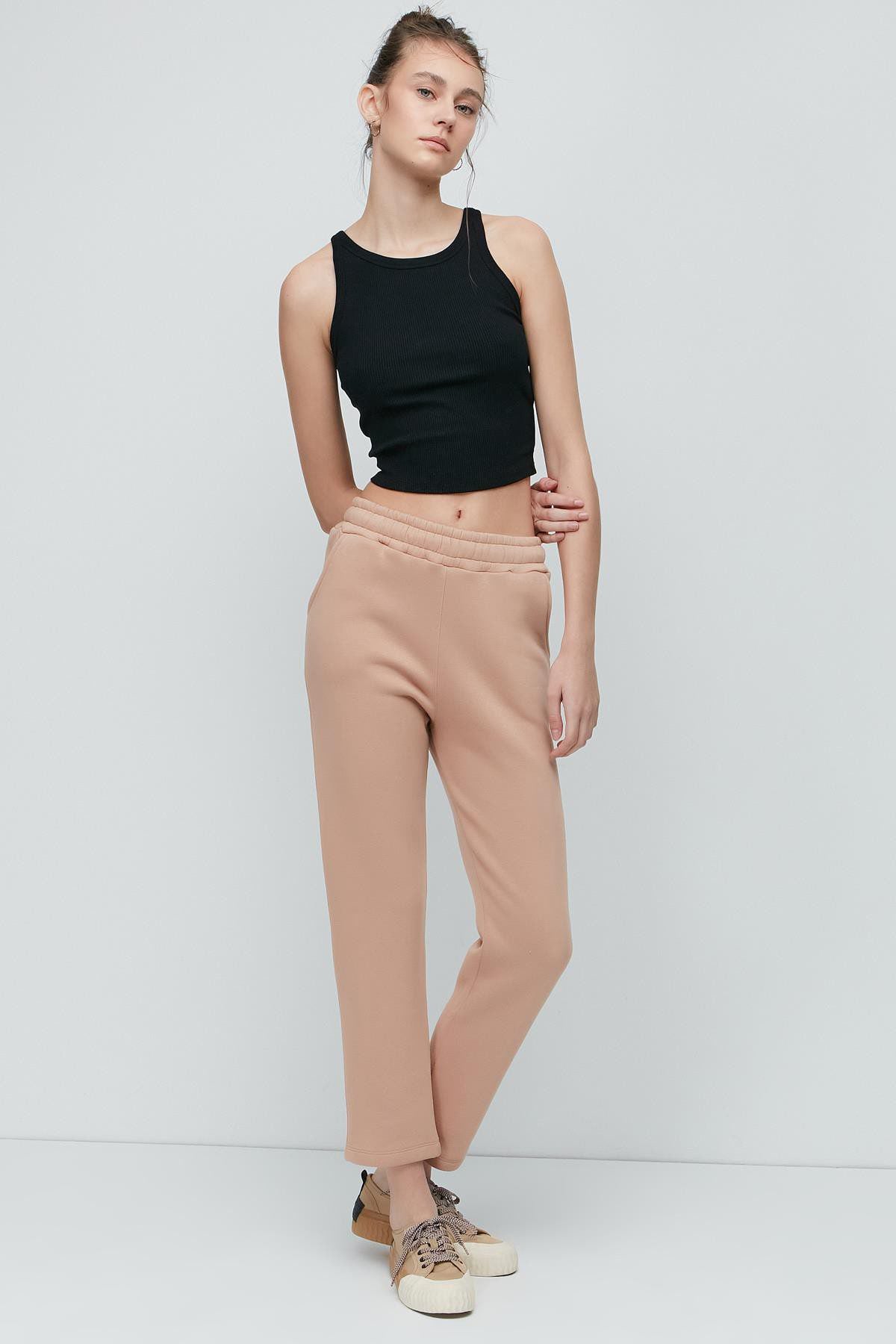 Flache Saum Jogginghose