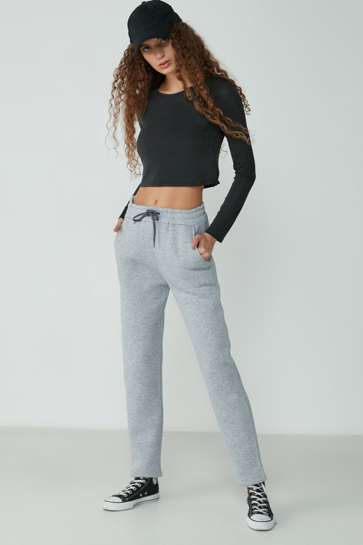 Flache Saum Jogginghose