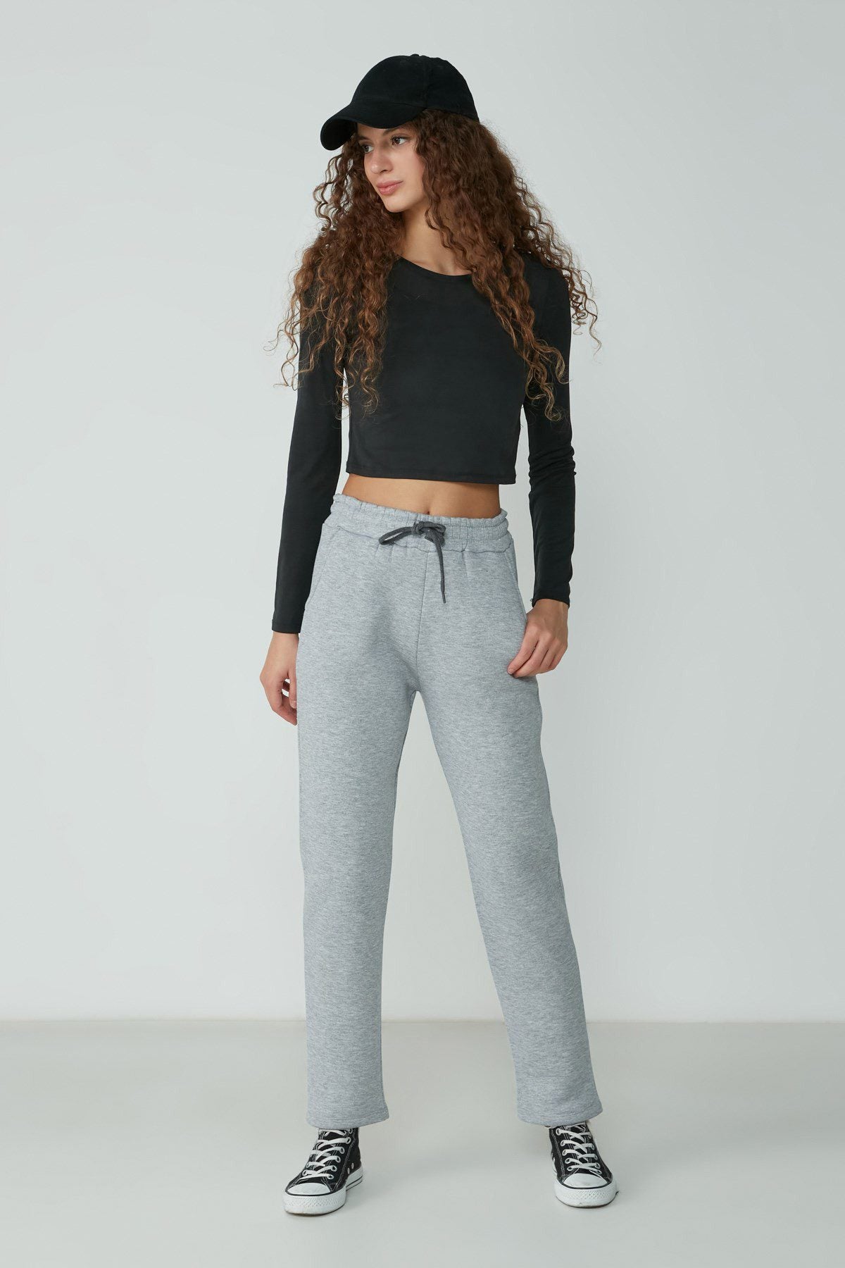 Flache Saum Jogginghose