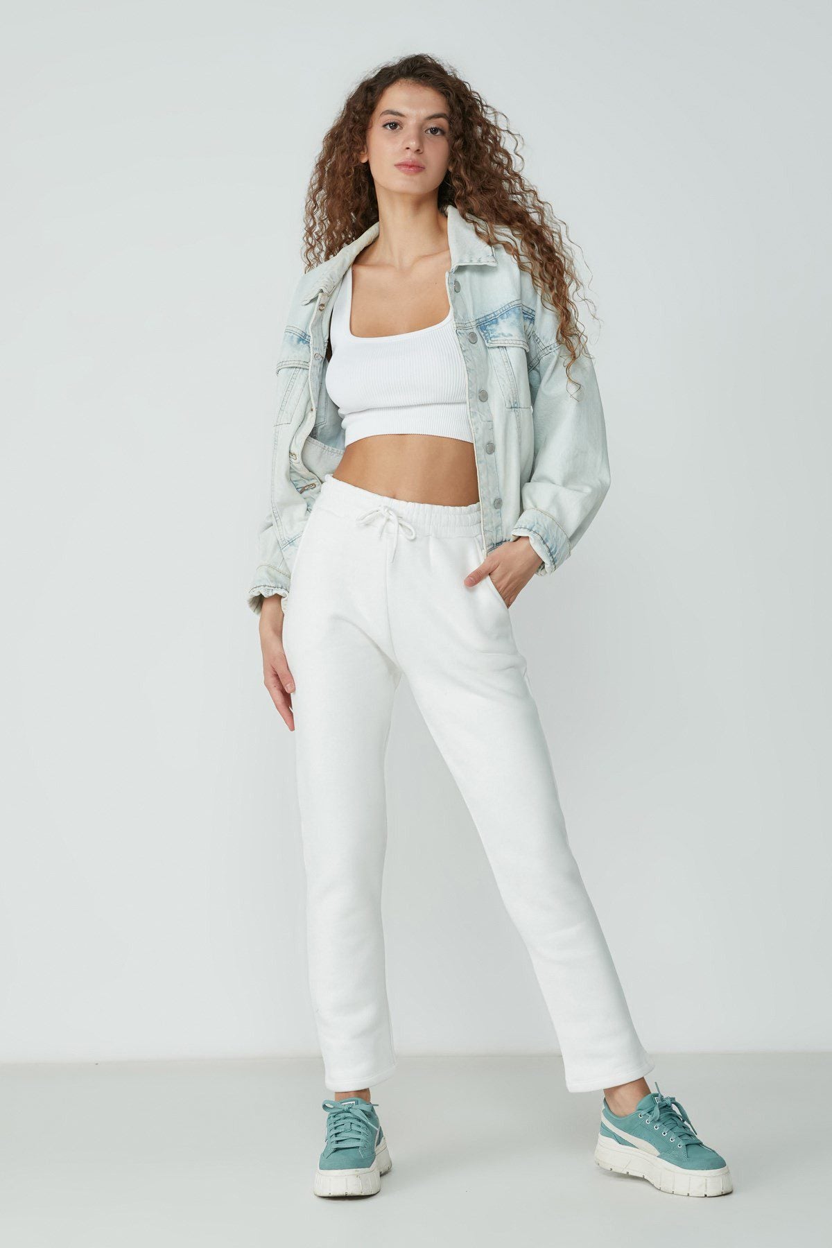 Flache Saum Jogginghose