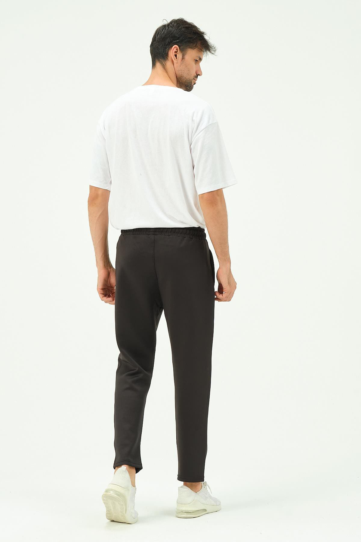 Herren Straight Leg Seitentaschen Jogginghose