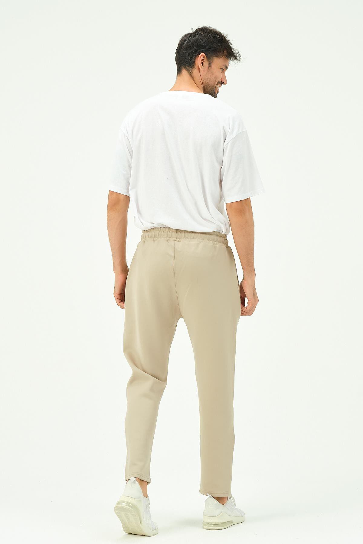 Herren Straight Leg Seitentaschen Jogginghose