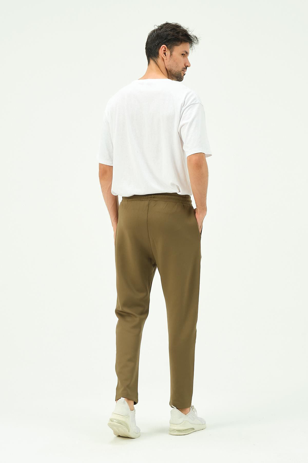 Herren Straight Leg Seitentaschen Jogginghose