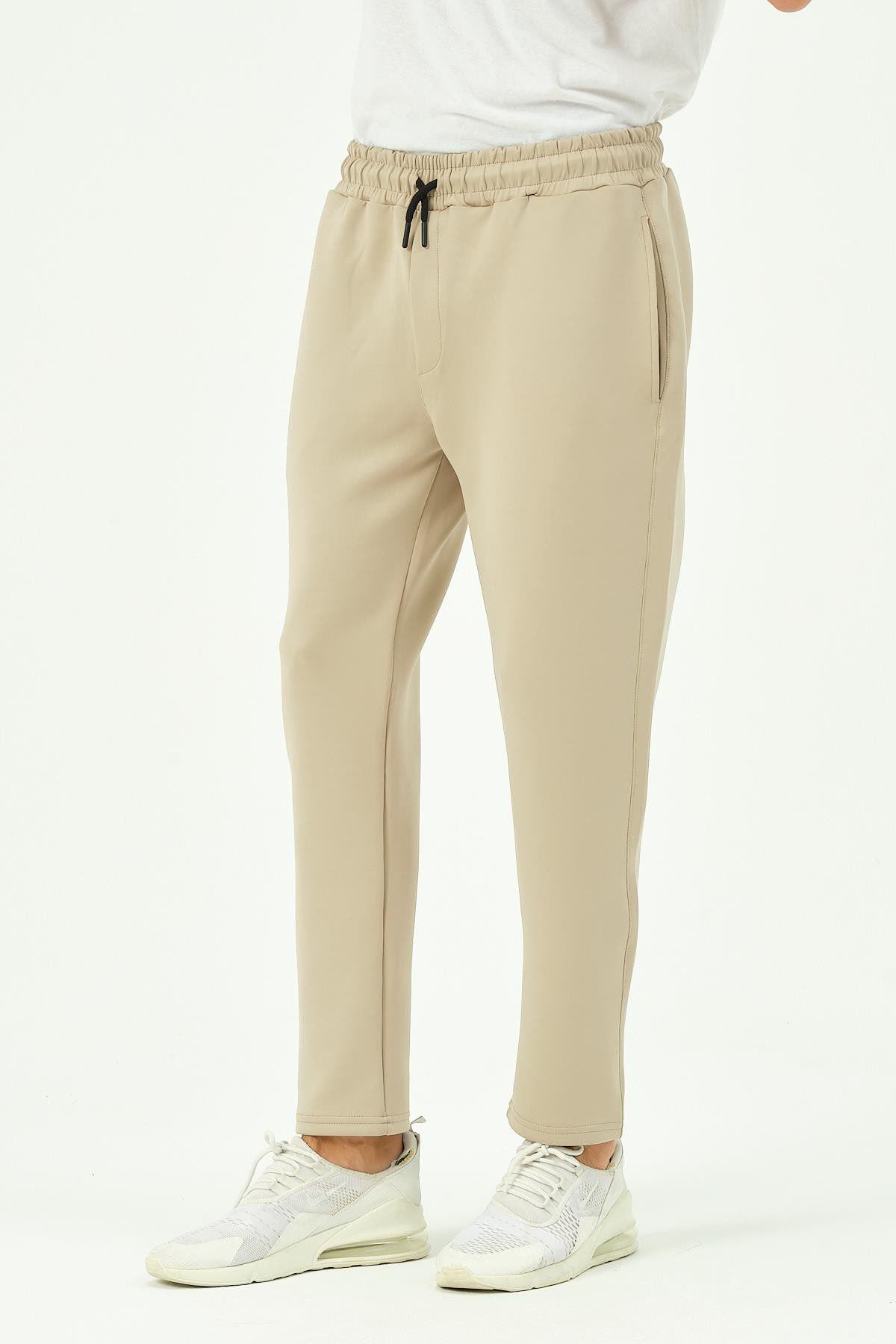 Herren Straight Leg Seitentaschen Jogginghose