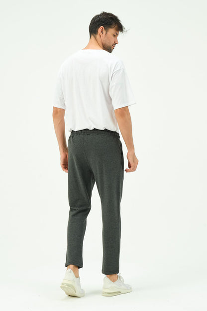 Herren Straight Leg Seitentaschen Jogginghose
