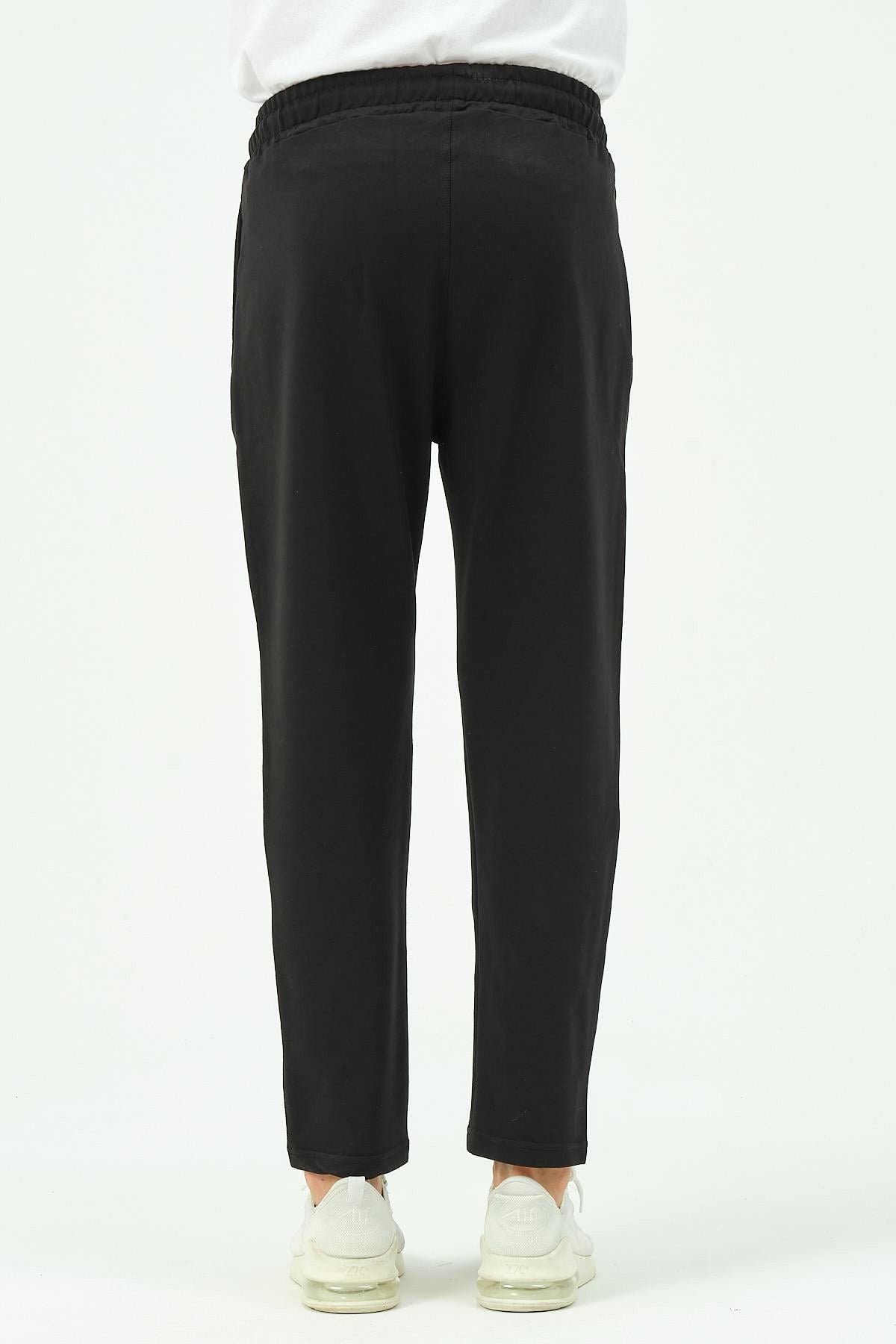 Herren Straight Leg Seitentaschen Jogginghose