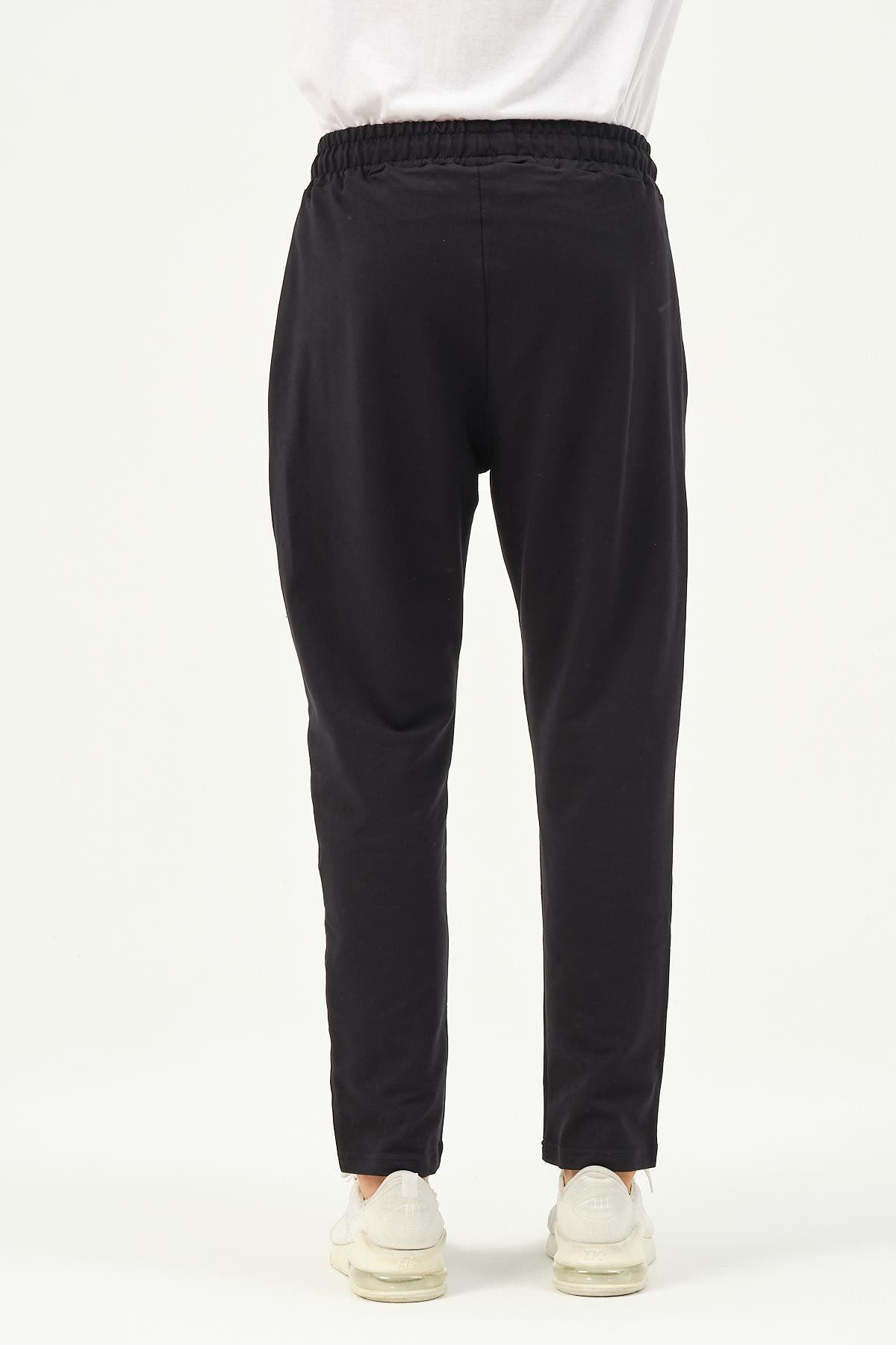 Herren Straight Leg Seitentaschen Jogginghose