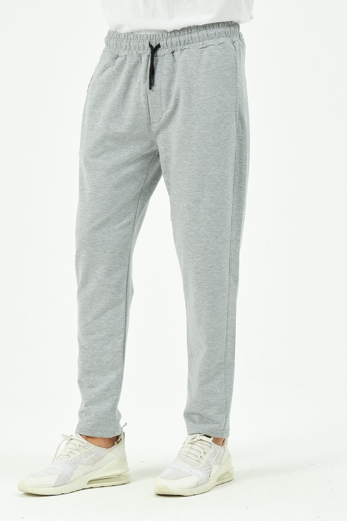 Herren Straight Leg Seitentaschen Jogginghose