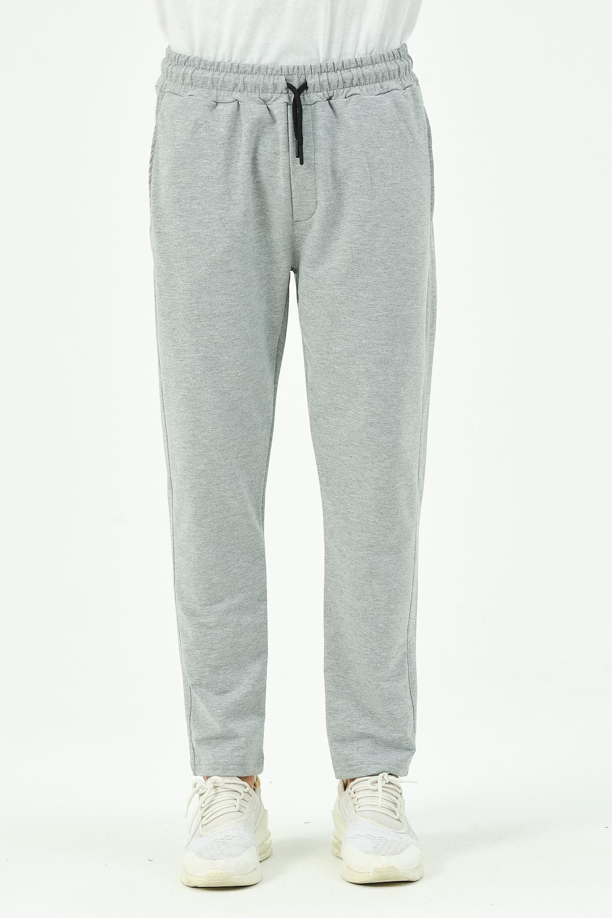 Herren Straight Leg Seitentaschen Jogginghose