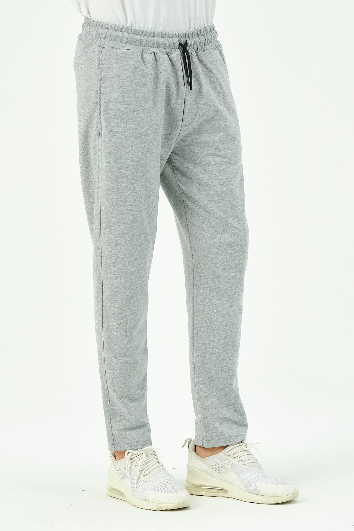Herren Straight Leg Seitentaschen Jogginghose